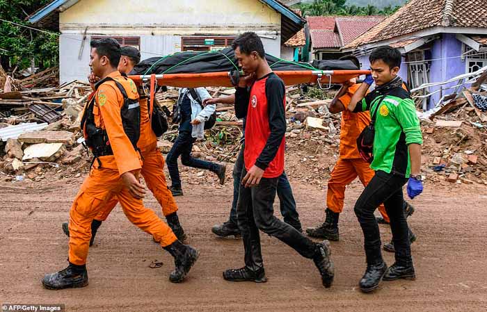 Korban Tewas Meningkat ke 429, 128 masih Hilang akibat Tsunami Selat Sunda